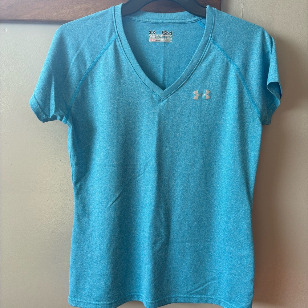 Under Armour Baby blue Semi-Fitted Shirt